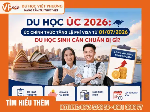 Úc chính thức tăng lệ phí visa từ ngày 01/07/2026