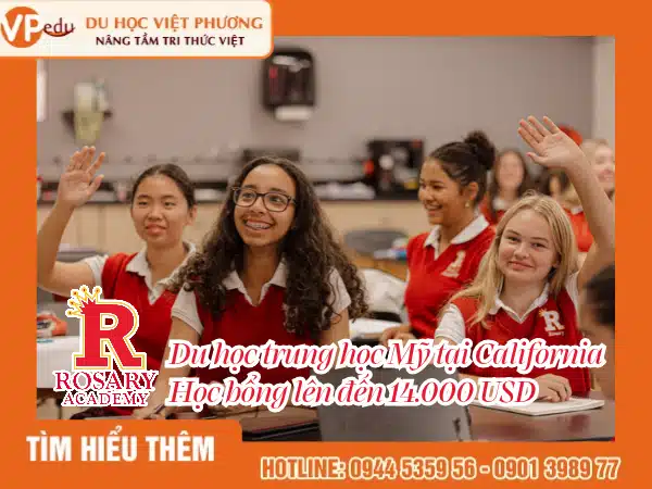 Rosary Academy - Lựa chọn du học trung học Mỹ dành cho nữ sinh