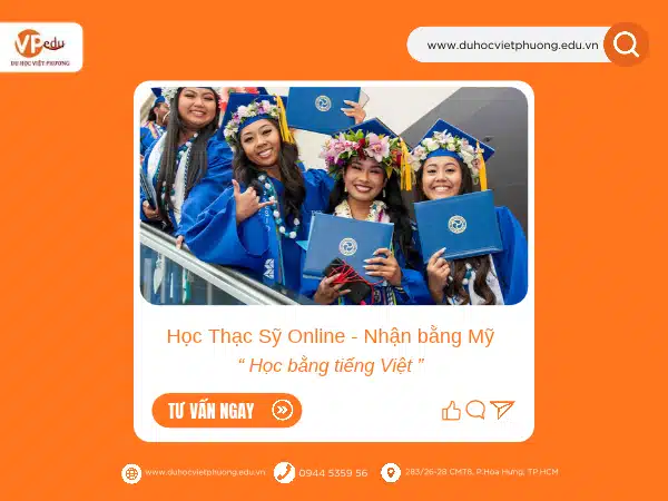 Học Thạc Sỹ Online – Nhận bằng Mỹ